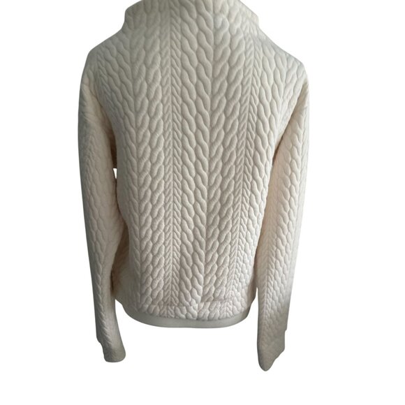 GAP Fit Cream Mockneck Long Sleeve Top Size XS - Picture 6 of 7